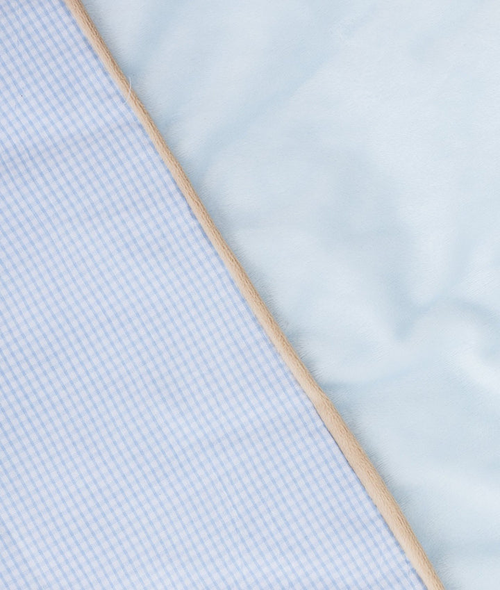 Blue quilt and cover set for toddlers