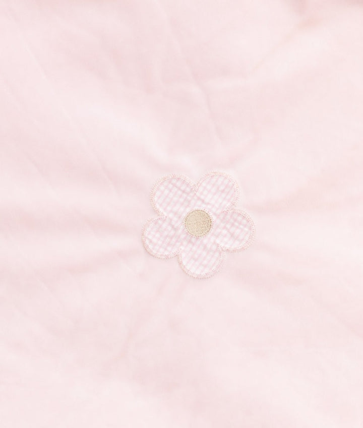 Pink quilt and cover set for toddlers