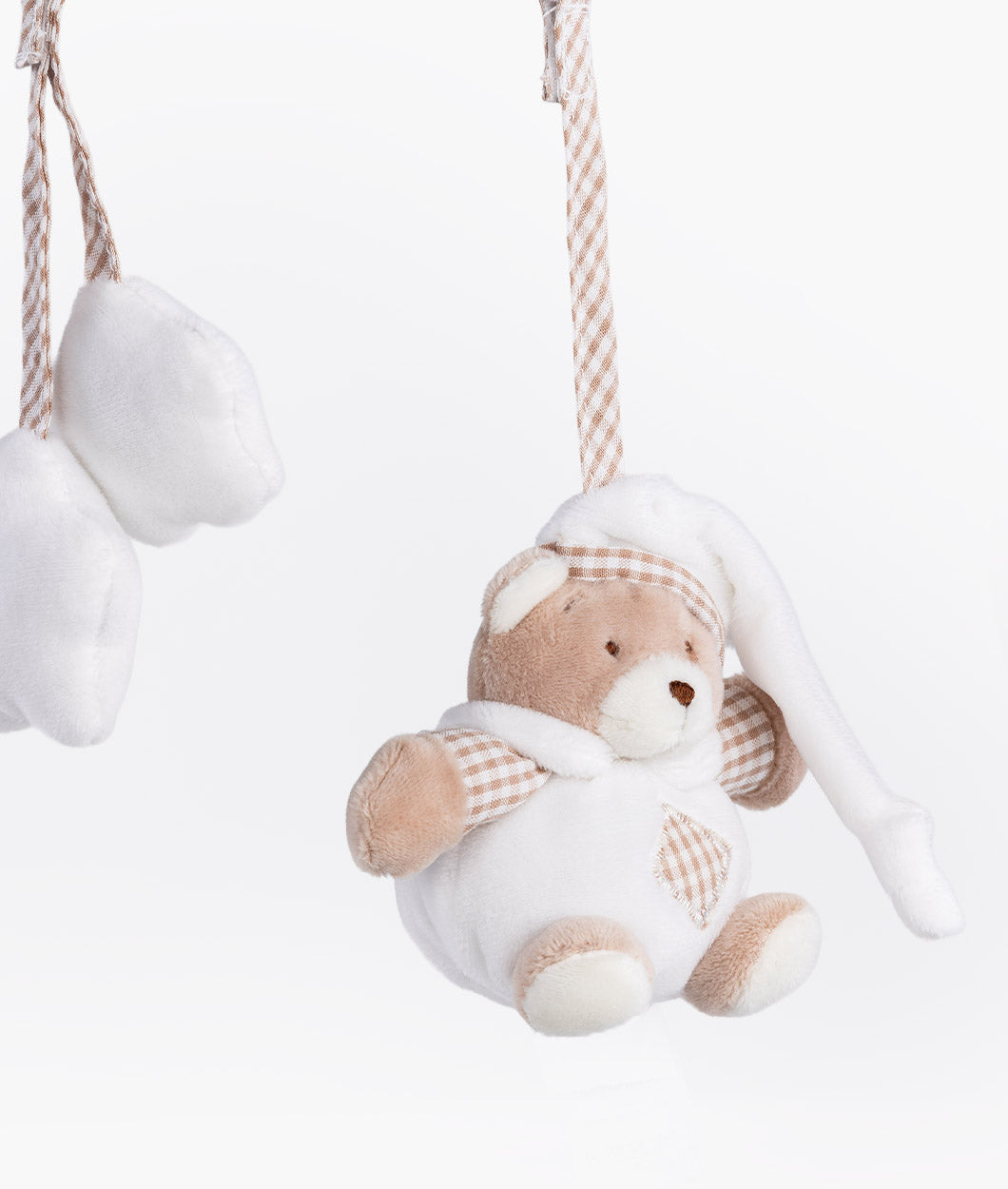 Bear & Cloud Activity Toy | Beige & White