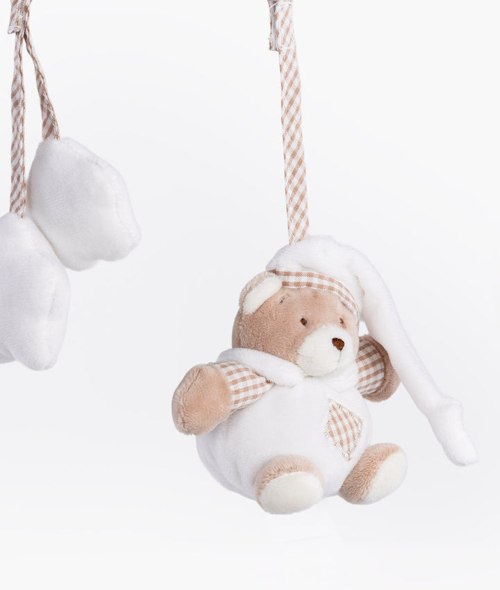 Bear & Cloud Activity Toy | Beige & White
