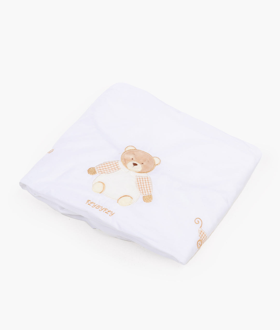 Fitted Sheet | White & Beige