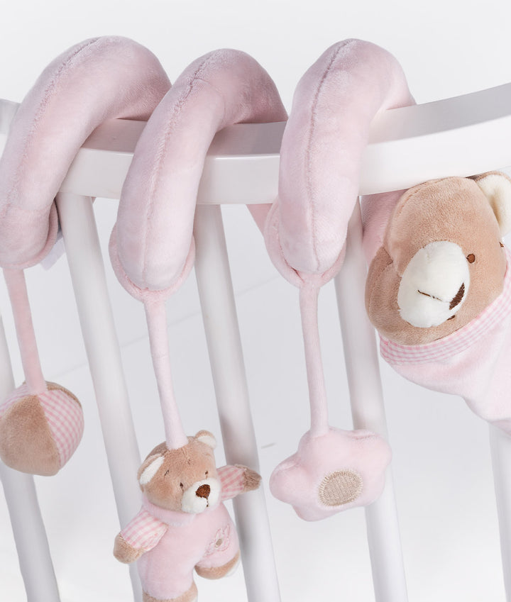 Bear Spiral Activity Toy | Pink