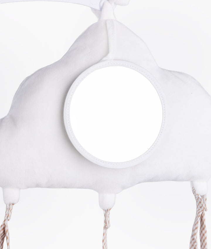 Bear & Cloud Activity Toy | White & Beige