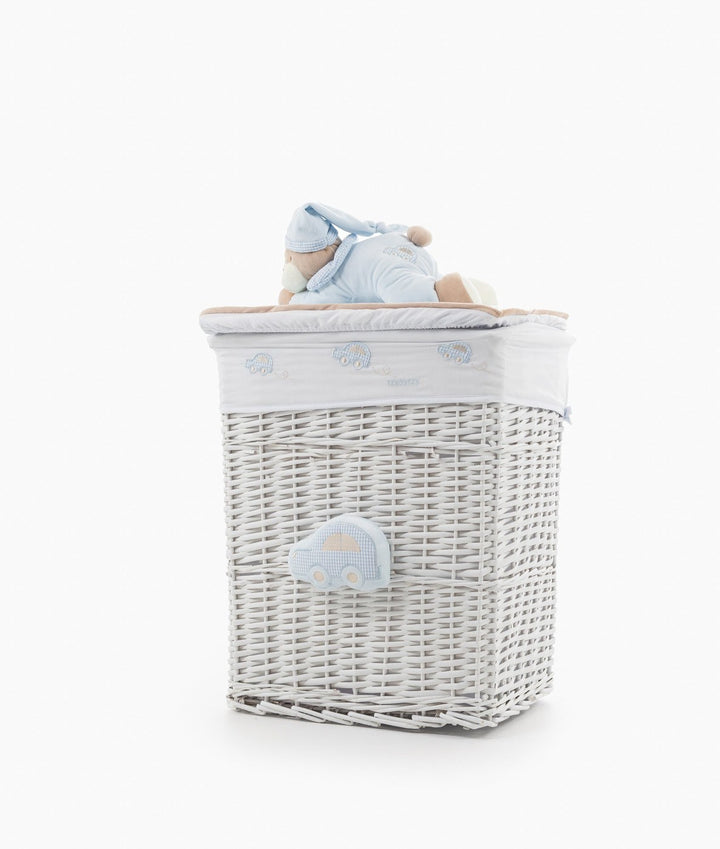 Blue square storage basket set
