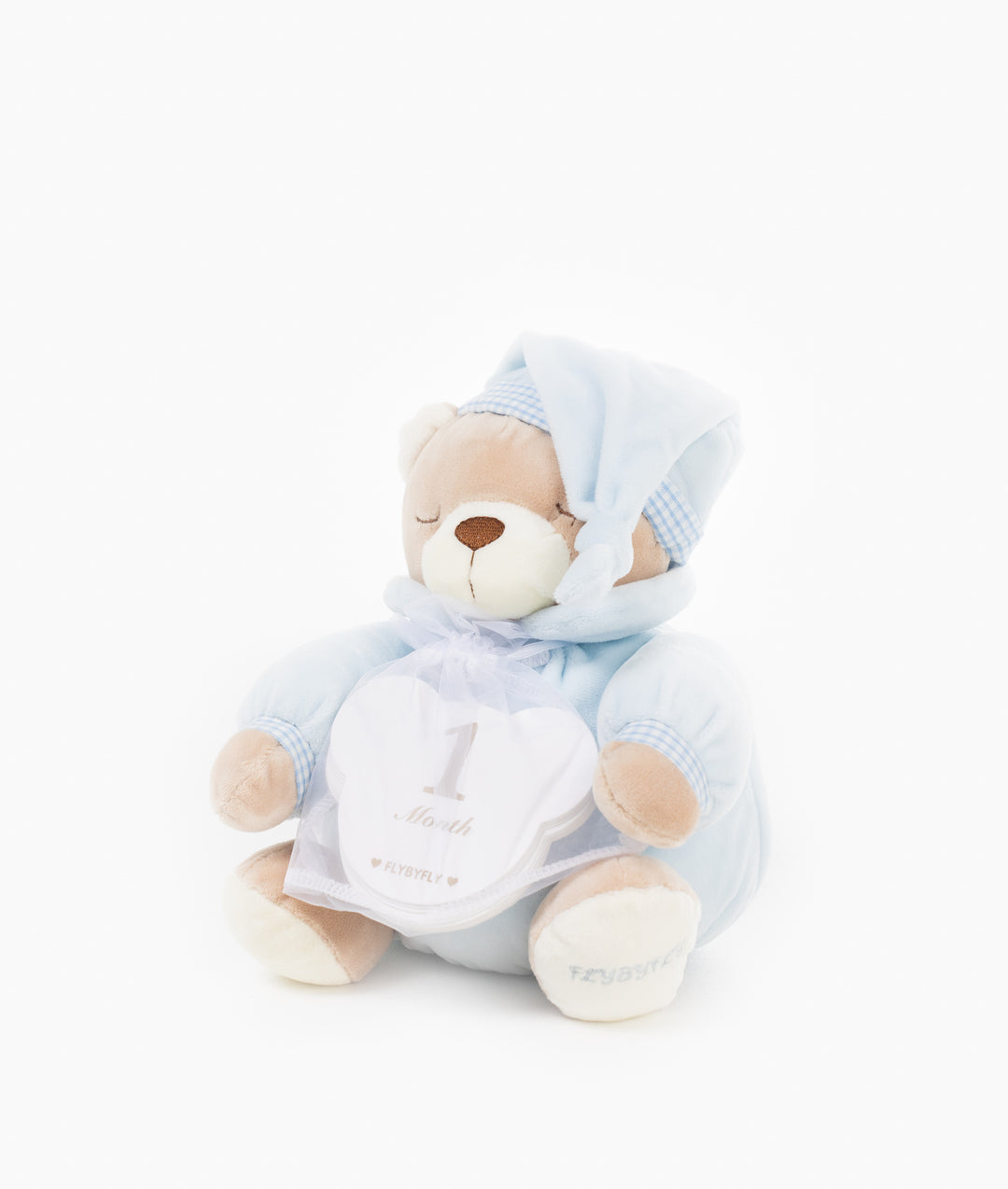 Baby milestone cards in blue