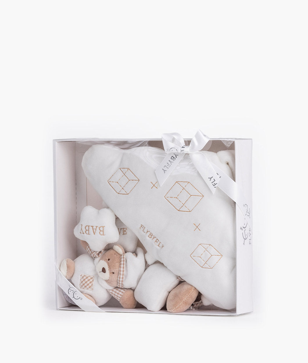 Bear & Cloud Activity Toy | White & Beige