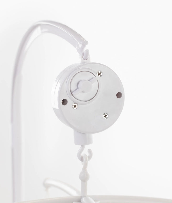 Blue bear musical mobile for baby cot