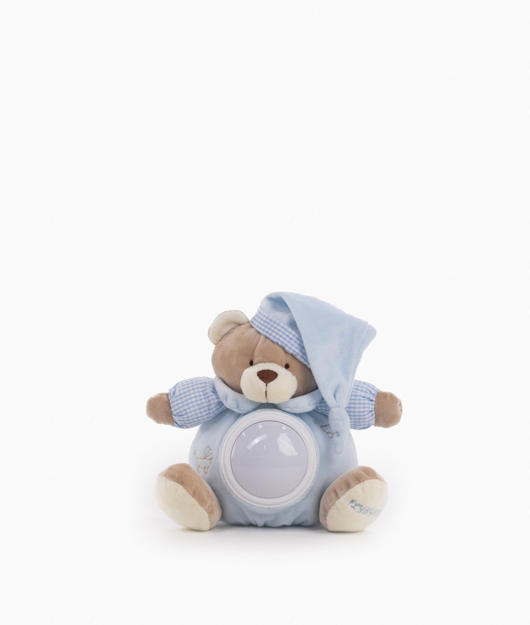 Blue musical night light for nursery