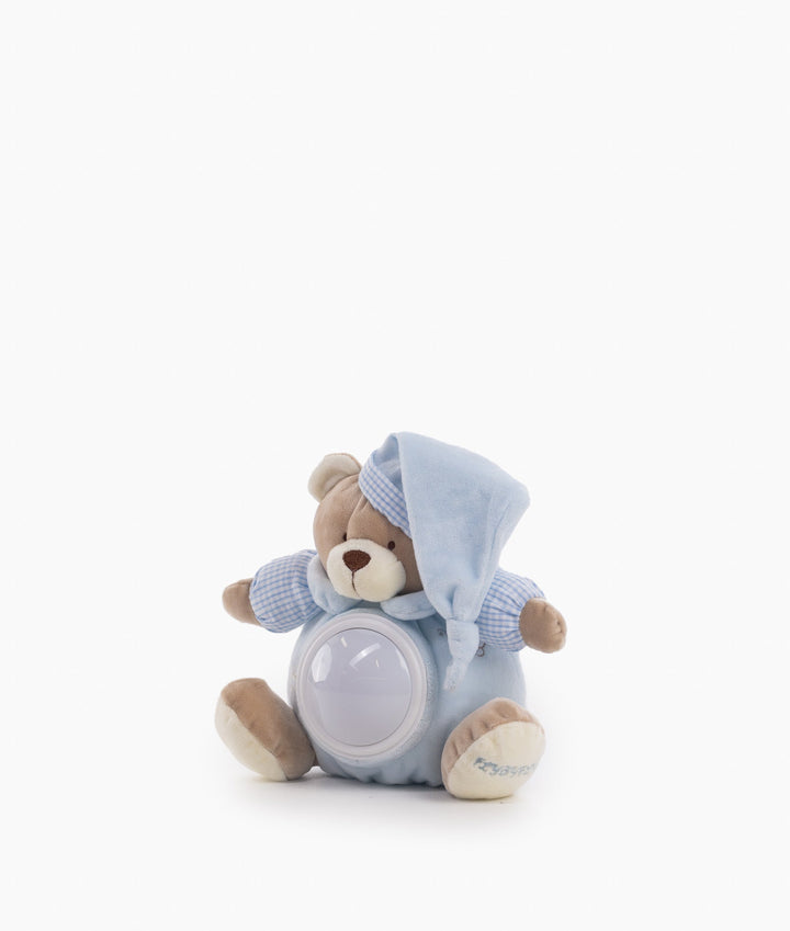 Blue musical night light for nursery