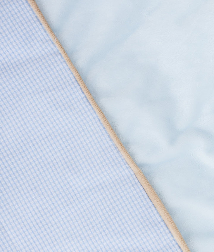 Blue quilt and cover set for toddlers