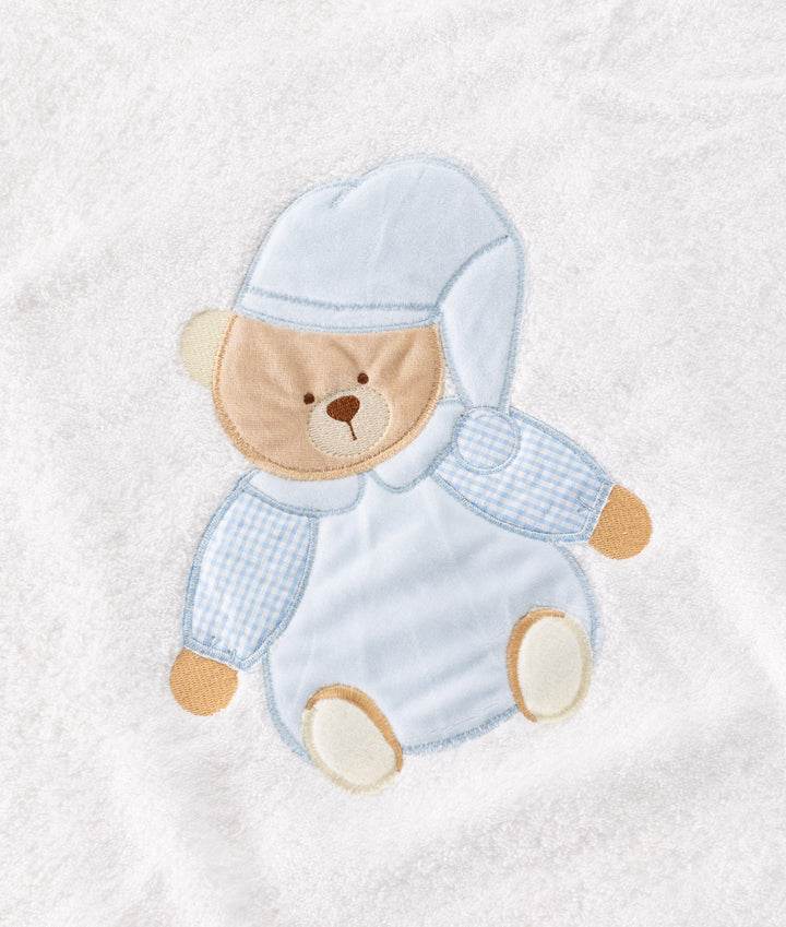 Classic Bear Towel - Blue