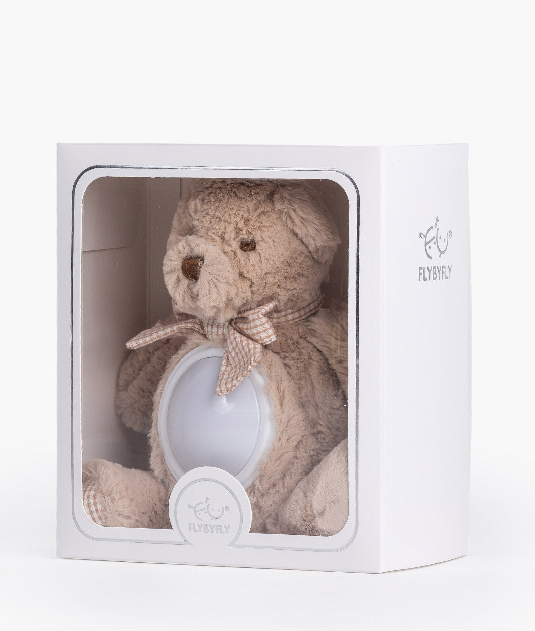 Beige musical night light for nursery