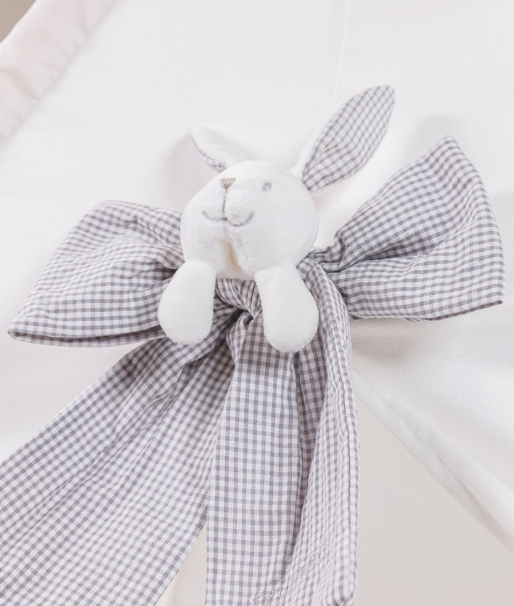 White kids teepee tent for nursery and playroom