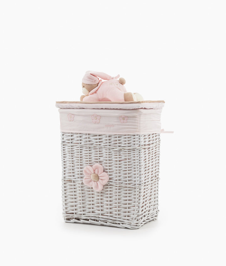 Pink square storage basket set
