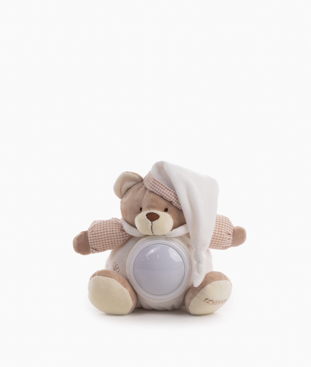 White and beige musical night light for nursery